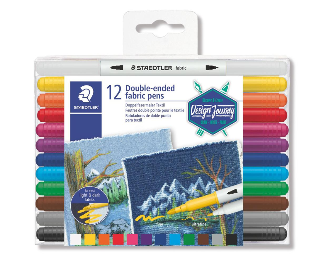 Feutres double pointe pour textile, Steadtler